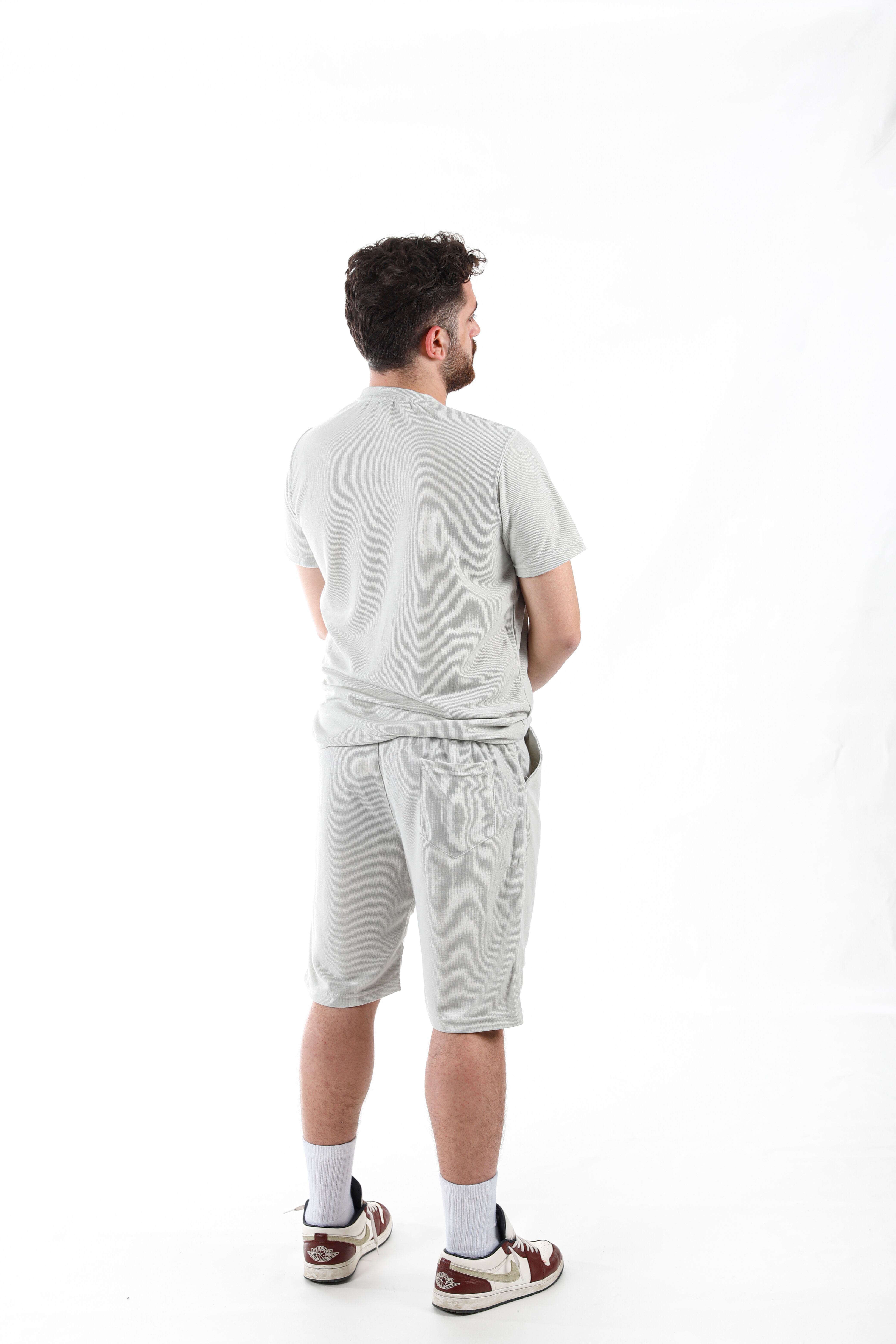 GRİ ŞORT TİŞÖRT TAKIM - 3
