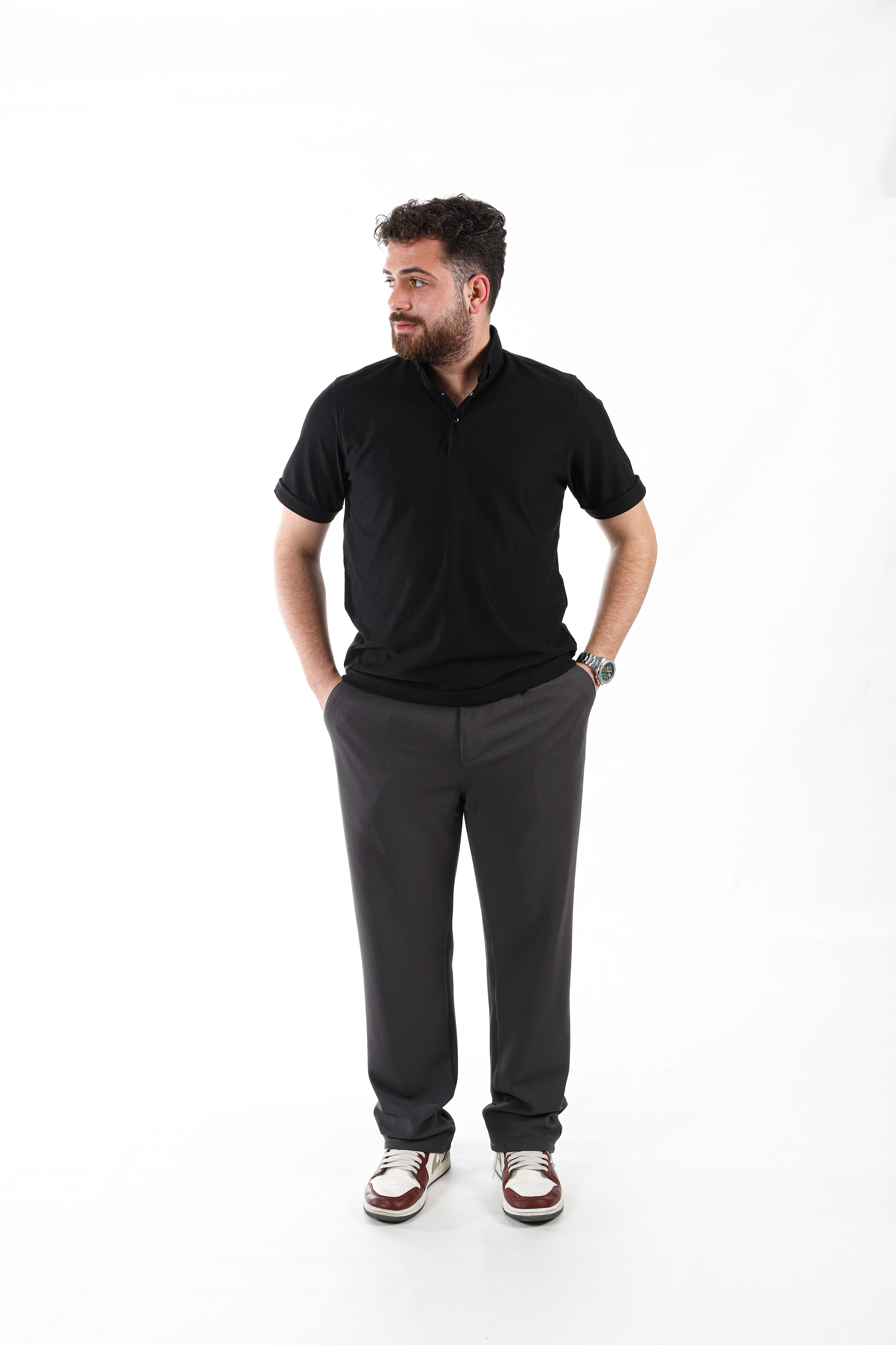 LUCAS ANTRASİT BAGGY PANTOLON - 1